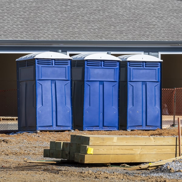 is there a specific order in which to place multiple porta potties in Amasa